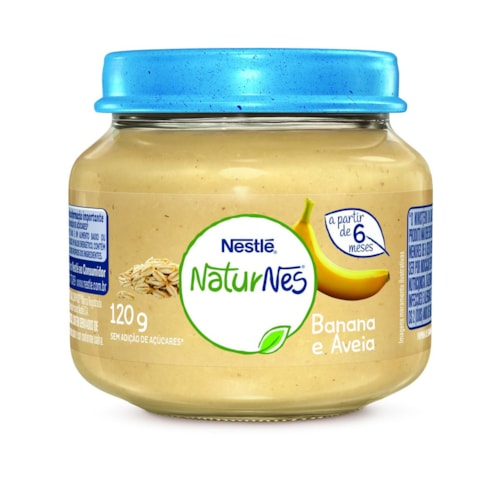Papinha Nestlé Banana e Aveia 120g