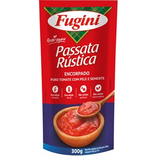 Passata de Tomate Fugini de Tomate Sachê 300g