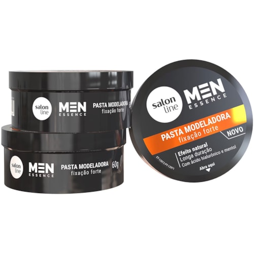 Pasta Modeladora Salon Line Men Essence Fixação Forte 60g