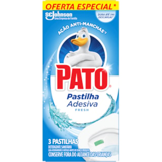 Pastilha Sanitária Pato Adesiva Fresh 3Un Leve + Pague -