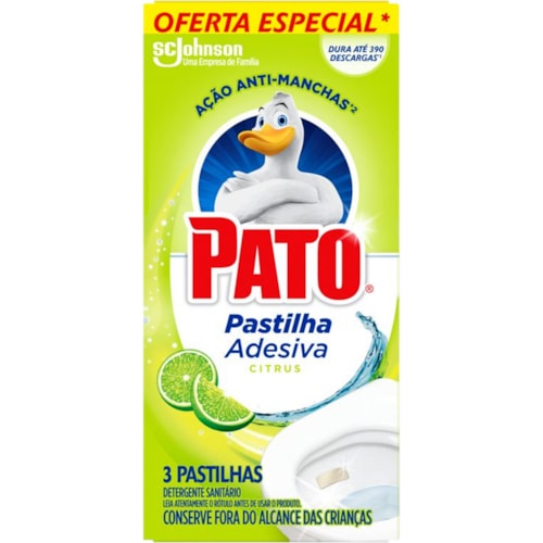 Pastilha Sanitária Pato Citrus 3Un Leve + Pague -