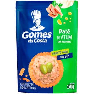 Patê de Atum Gomes da Costa Azeitona Sachet 170g