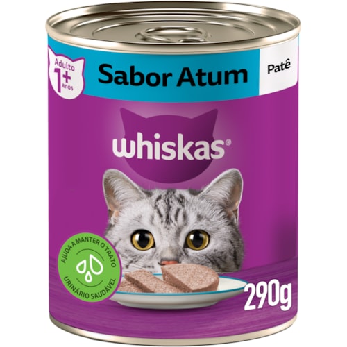 Patê Enlatado Whiskas Sabor Atum 290g
