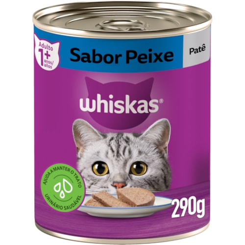 Patê Enlatado Whiskas Sabor Peixe 290g