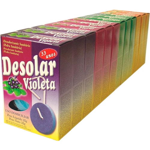 Pedra Sanitária Desolar Caixa Mista 12x35g