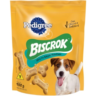 Petisco Canino Biscrok Adulto Raças Pequenas 500g