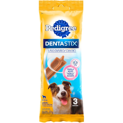 Petisco Canino Pedigree Dentastix Raças Médias 77g