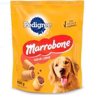 Petisco Canino Pedigree Marrobone Carne 500g