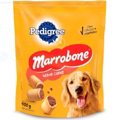 Petisco Canino Pedigree Marrobone Carne 500g