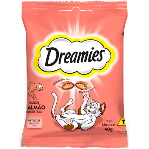 Petisco Dreamies Salmão 40g