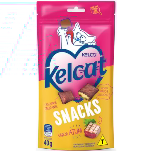 Petisco Kelcat Snacks Atum 40g