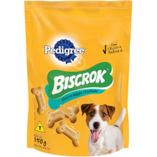 Petisco Pedigree Biscrok Ração Para Adultos de Raças Pequenas 150g