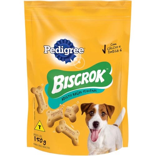 Petisco Pedigree Biscrok Ração Para Adultos de Raças Pequenas 150g