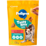 Petisco Pedigree Tasty Bites Carne Suculenta 130g