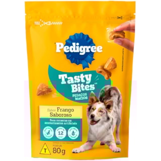 Petisco Pedigree Tasty Bites Frango Saboroso 80g