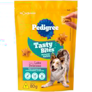 Petisco Pedigree Tasty Bites Leite Delicioso 80g