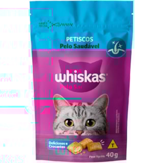 Petisco Whiskas Pelo Saudável 40g