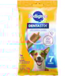 Petiscos Para Cães Pedigree Detastix Raças Pequenas 7Un 110g