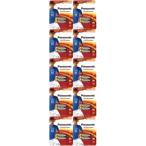 Pilha AAA Palito Alcalina Panasonic 1,5V 2 unidades