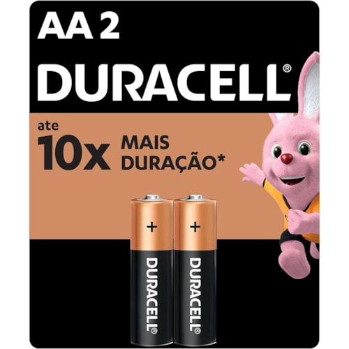 Pilha Duracell AA Pequena 2Un