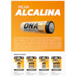 Pilhas Alcalinas DNA Power AA 2 Unidades