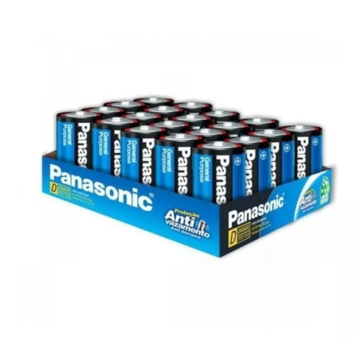 Pilhas Panasonic Grande Super Hyper Bandeja 20 unidades