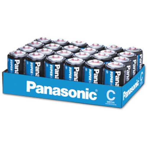 Pilhas Panasonic Média Super Hyper Bandeja 24 unidades