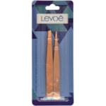 Pinça de Sobrancelha Levoe Ponta Dourada