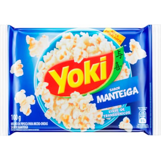 Pipoca de Micro-ondas Yoki Manteiga 100g