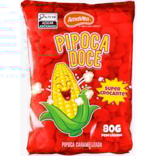 Pipoca Doce Amavita Caramelizada 80g