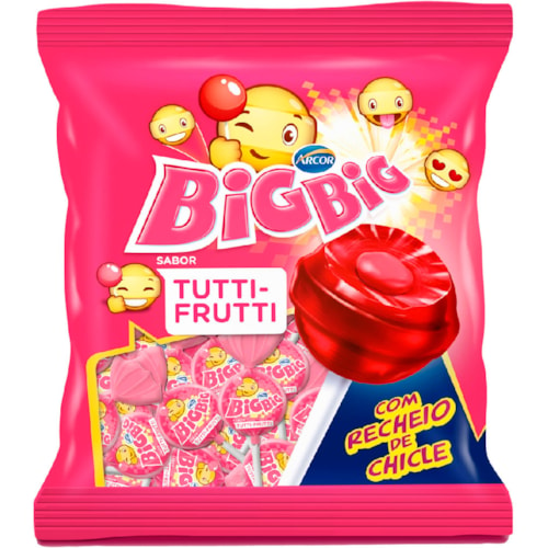 Pirulito Big Big Tutti Frutti 500g