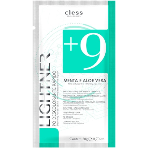 Pó Descolorante Lightner Menta e Aloe Vera 20g
