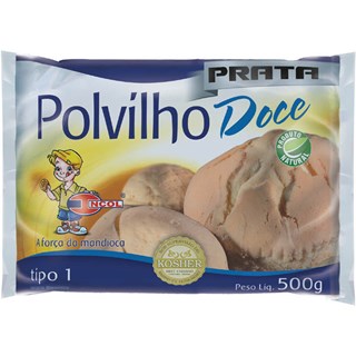 Polvilho Doce Prata Pacote Com 500g