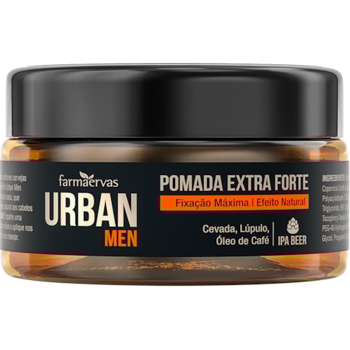 Pomada Capilar Modeladora Farmaervas Urban Men Extra Forte 50g
