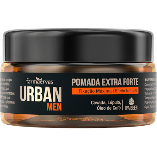 Pomada Capilar Modeladora Farmaervas Urban Men Extra Forte 50g