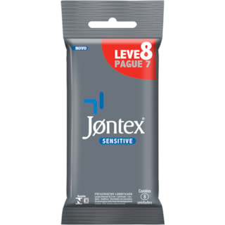 Preservativo Jontex Sensitive Leve 8Un Pague 7Un