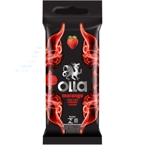Preservativo Olla Morango 6Un