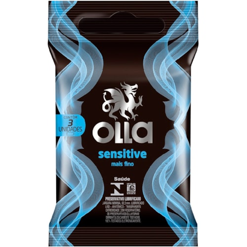 Preservativo Olla Sensitive 3 Unidades