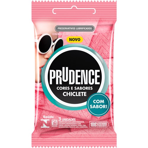 Preservativo Prudence Chicletes 3 Unidades