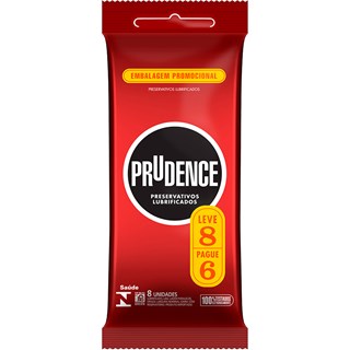 Preservativo Prudence Clássico Leve 8 Pague 6 Unidades