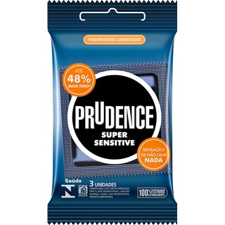 Preservativo Prudence Super Sensitive 3 Unidades