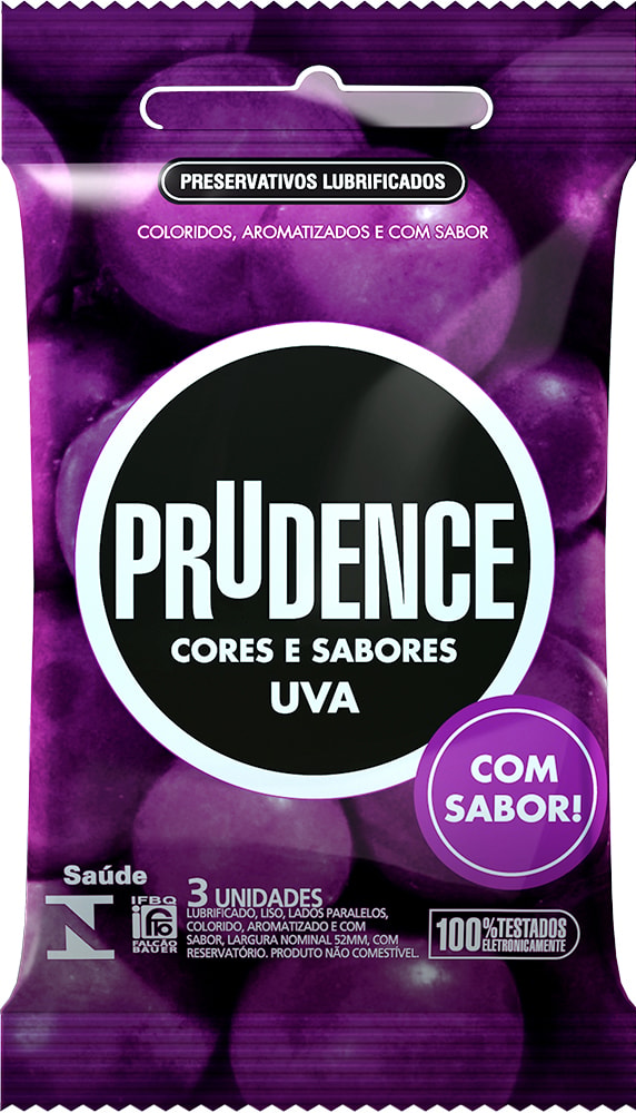 Preservativo Prudence Ultra Sensível EXG 3 Unidades - Destro