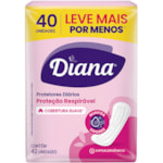 Protetor Diário Diana Suave 40Un Promo