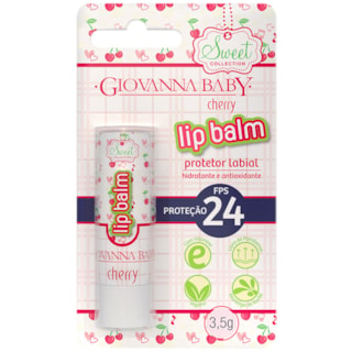 Protetor Labial Giovanna Baby Cherry Lip Balm FPS24