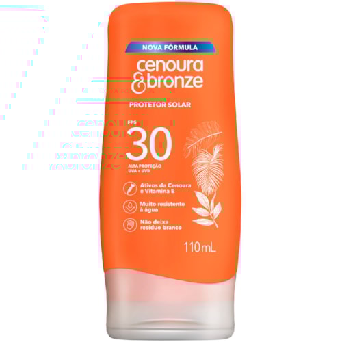 Protetor Solar Cenoura & Bronze FPS30 110ml