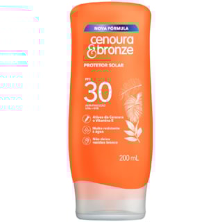 Protetor Solar Cenoura & Bronze FPS30 200ml
