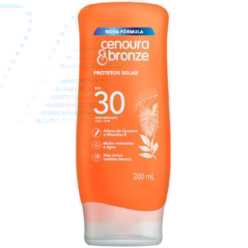 Protetor Solar Cenoura & Bronze FPS30 200ml