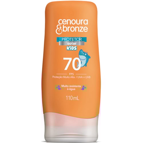 Protetor Solar Cenoura & Bronze Kids FPS 70 110ml
