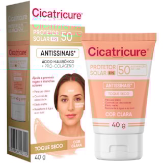 Protetor Solar Cicatricure Cor Clara FPS50 40g