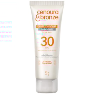 Protetor Solar Facial Cenoura&Bronze FPS30 50g